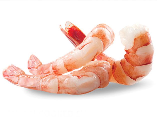 Cooked in Shell Pull Vein Black Tiger Shrimp-image